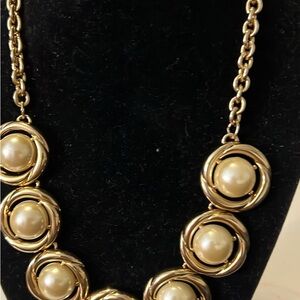 Chic Gold and Cream Necklace